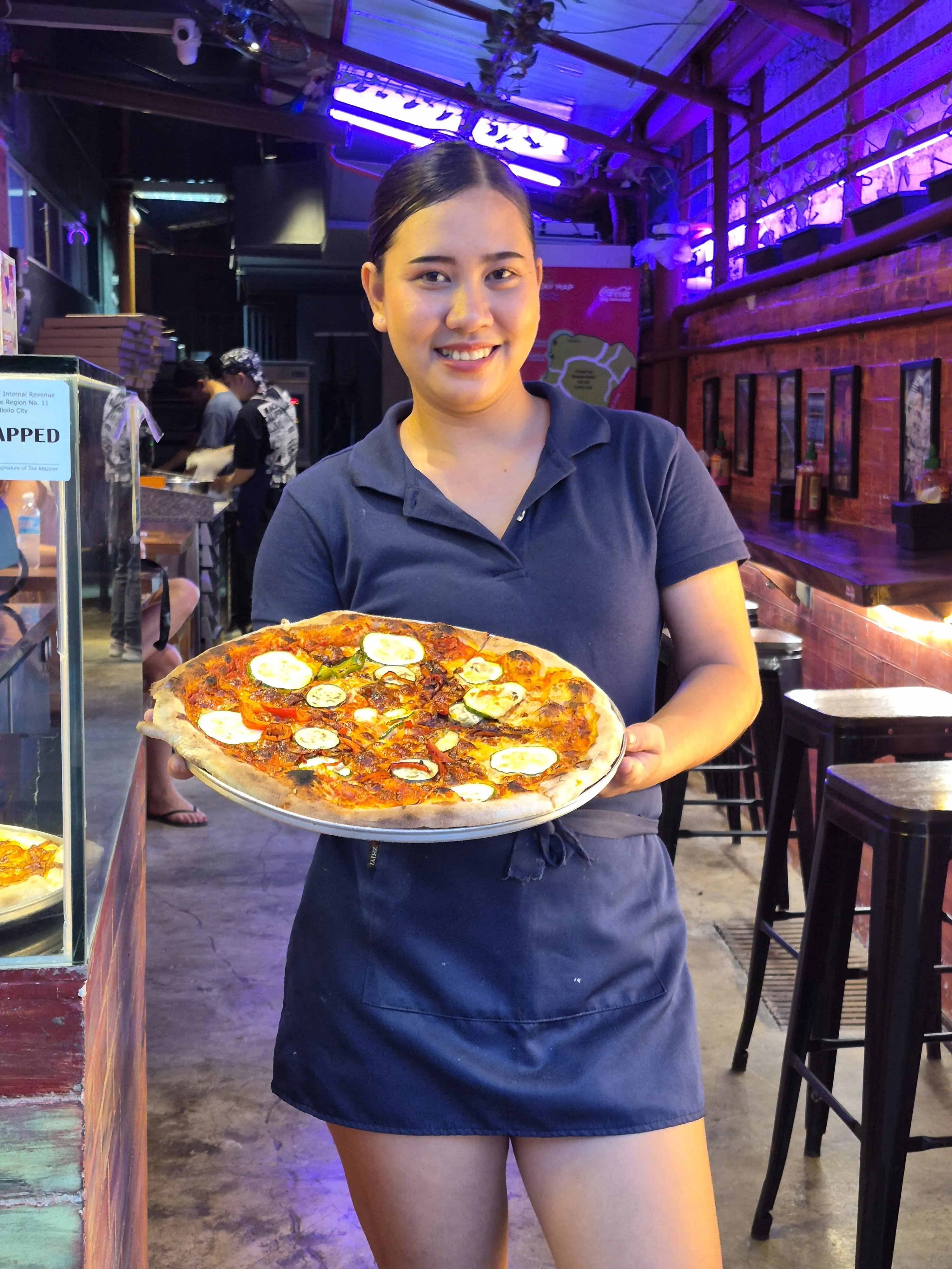 Greek Style Vegetarian pizza from NYPD Pizza 99